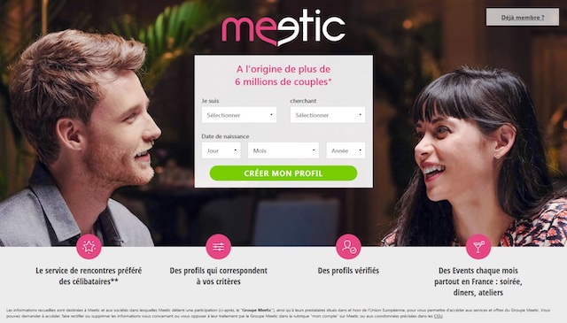 tarifs meetic