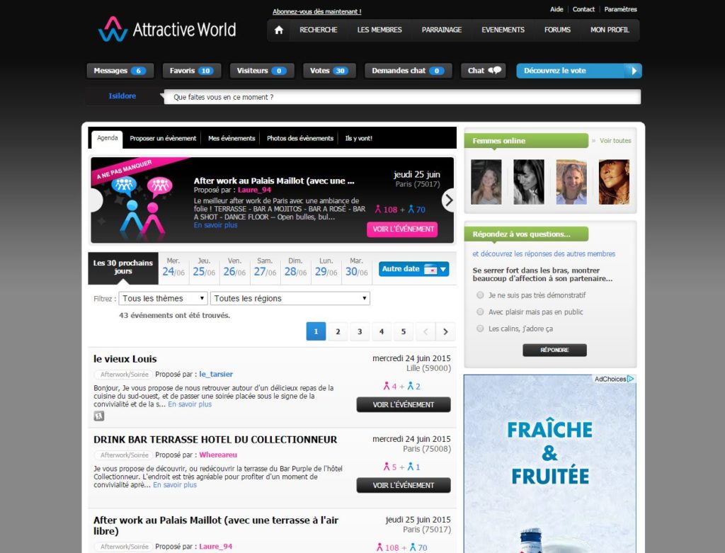 avis attractive world