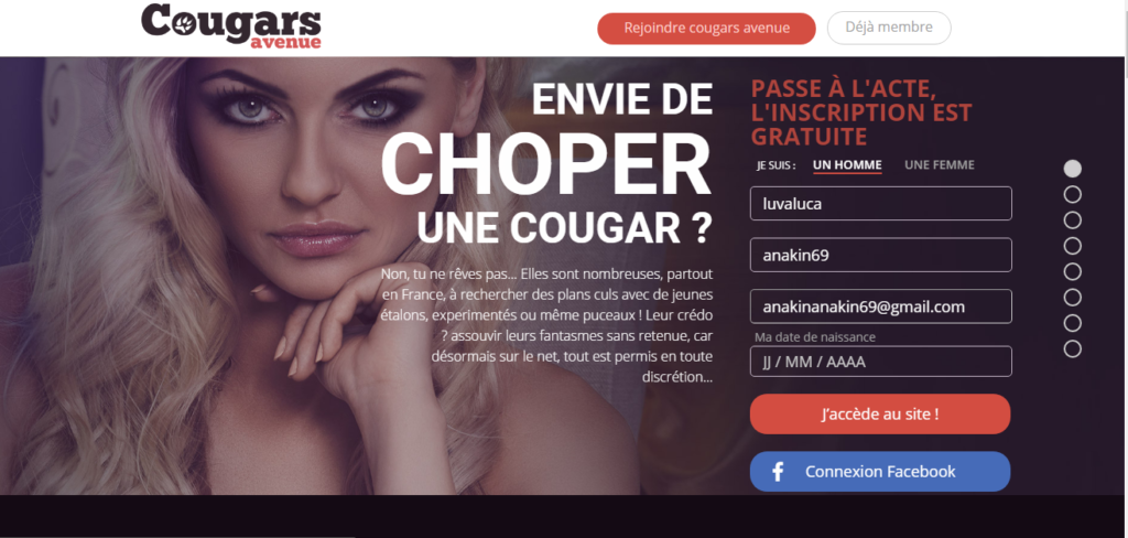 site de rencontre jeune pour cougar