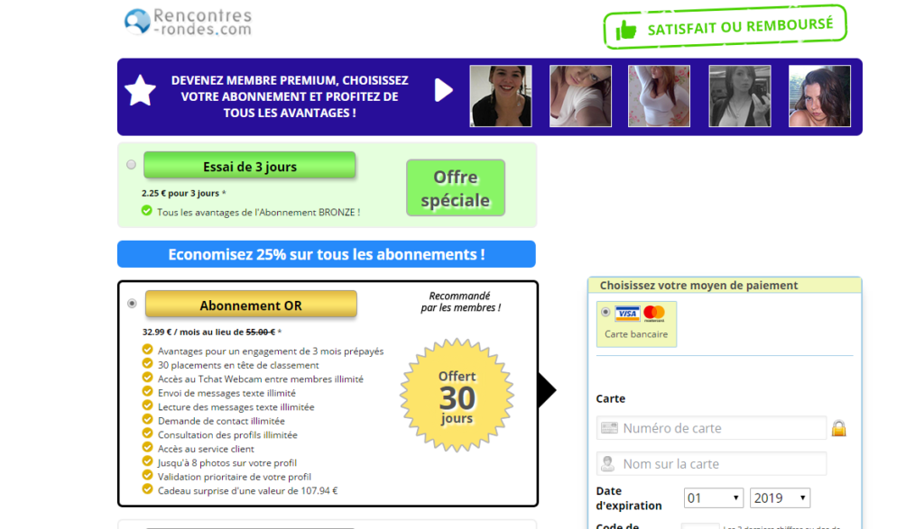 tarifs rencontres rondes