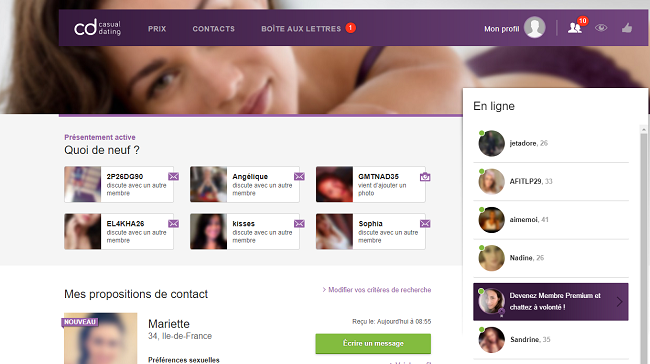 avis sur Casual dating