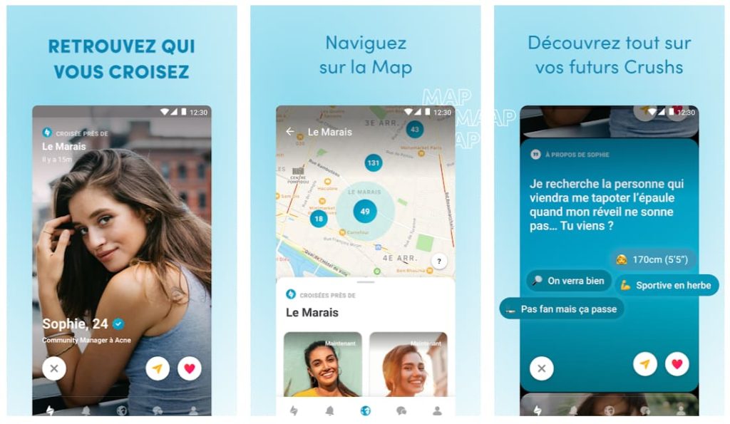 Happn l'option romantique à Tinder