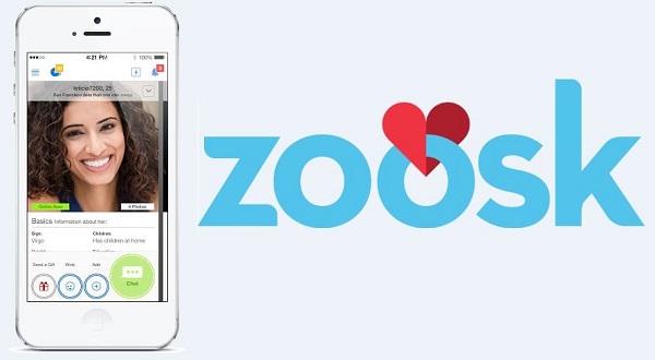 application zoosk résultats