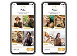 tinde top picks