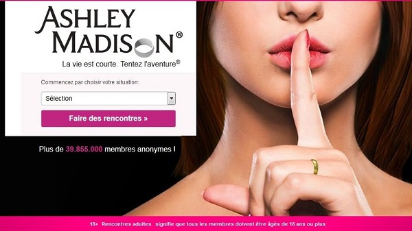 Les Français fans des sites de rencontre adultère