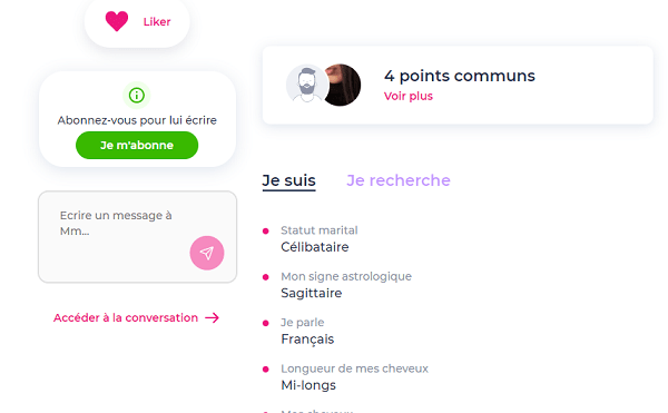 Points communs