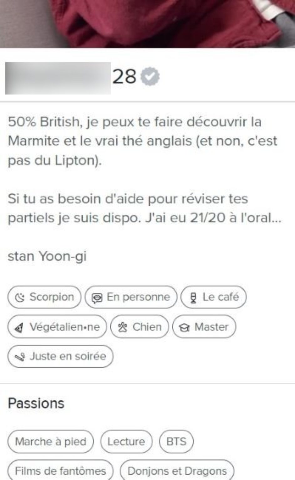 Description Tinder 25 bio tinder pour homme et femme qui cartonnent