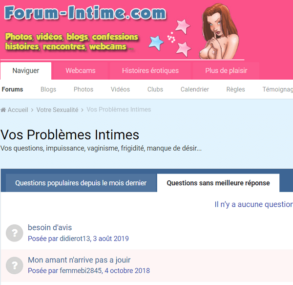 forum intime sex forum