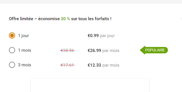 tarif cougar pour moi