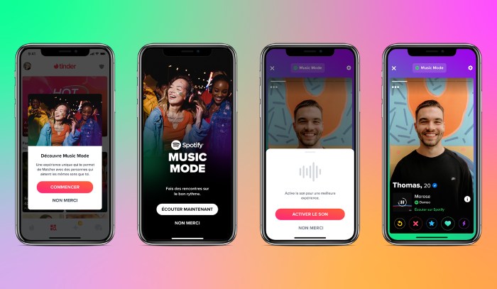 Music mode Tinder