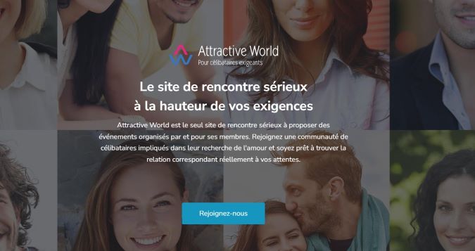 attractive world, le site de rencontre sérieux pour célibataires exigeants.